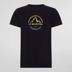 T-shirt avec logo S, Noir