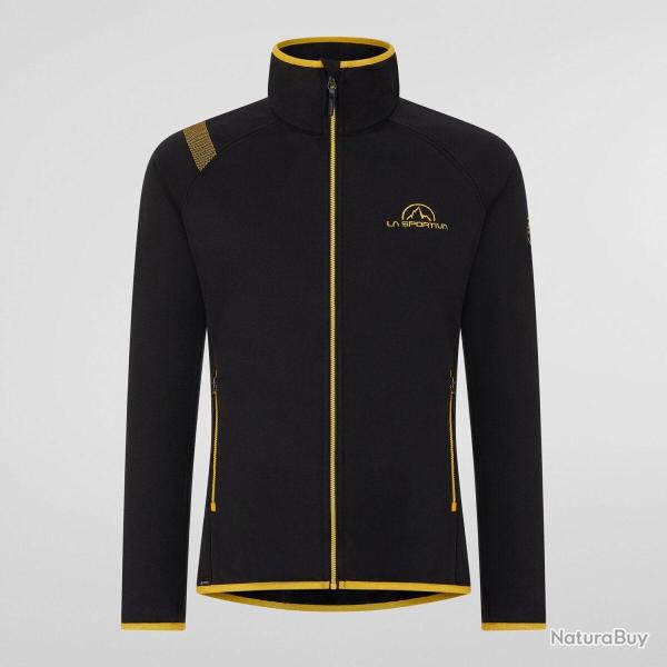 Polaire promotionnelle XXL, Noir/Jaune