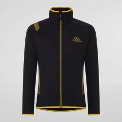 Polaire promotionnelle L, Noir/Jaune