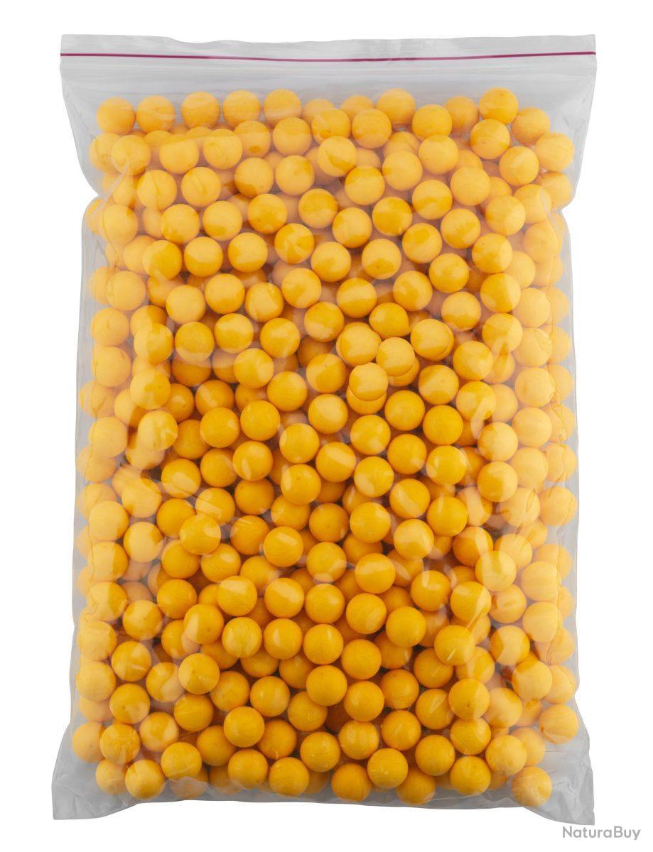 Boite de 500 Billes Paintball Bio Orange T4E Sport PAB cal.68 - Armes