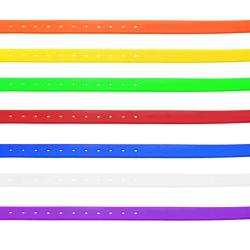 Collier pour chien 2,5 cm en polyur&eacute;thane - Country Rouge