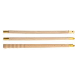 Baguette de nettoyage en bois pour canons (3 pi&egrave;ces)