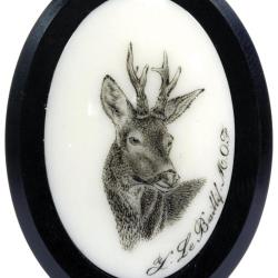 Calottes chevreuil aspect ivoire ou argent Tan/Beige