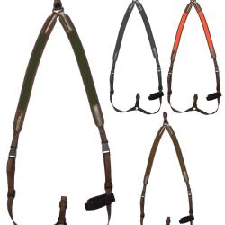 Bretelles en n&eacute;opr&egrave;ne type ''SAC &Agrave; DOS'' pour carabine - Niggeloh Orange