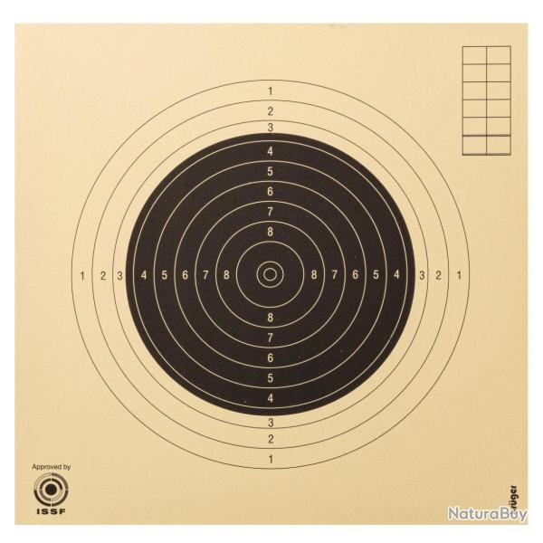 100 cartons-cibles 20 x 20 cm