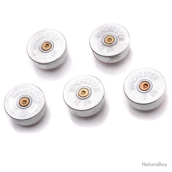 Aimants nickel�s Lucky Shot culot C/12 - Blister de 5