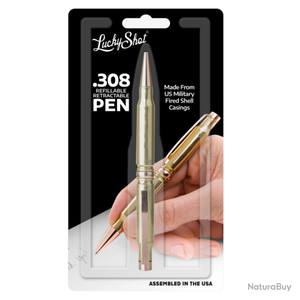 Stylo � bille Rechargeable Lucky Shot C/.308 win - sous blister