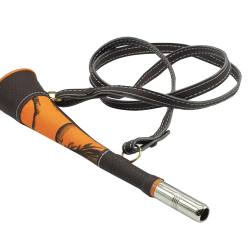 Corne Pavillon Januel Laiton Gain&eacute;e Orange Camo 25 cm