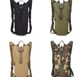 Sac Hydratation 3L 4 coloris + Poche Hydratation Incluse - Randonn&eacute;e Camping LIVRAISON GRATUITE