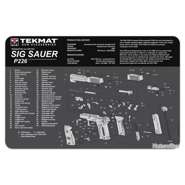 Tapis de d�montage Tekmat Ultra pour P226