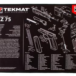 Tapis de d&eacute;montage Tekmat Ultra pour pistolet CZ-75