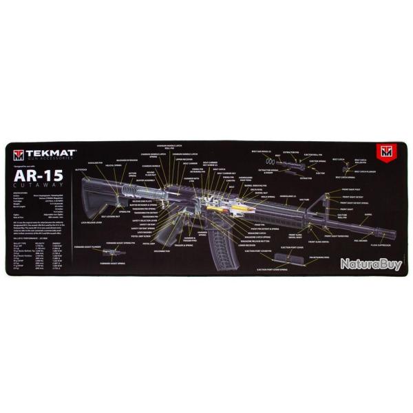 Tapis de d�montage Tekmat Ultra pour AR-15 - Vue 3D