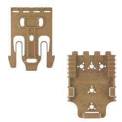 Qls Kit Safariland - fourchette et receveur - Coyote