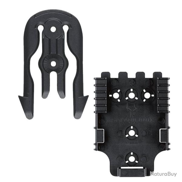 Fourchette MLS Safariland avec receveur QLS