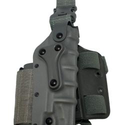 Etui tactique Safariland Mod.3085 - Beretta 92F avec lampe - Vert foliage - Ambidextre