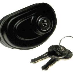 Verrou pontet a 2 cl&eacute;s - Noir