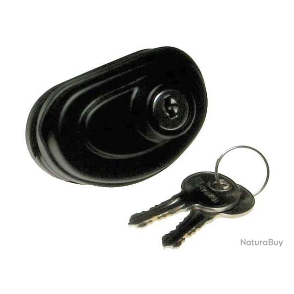 Verrou pontet a 2 cl�s - Noir