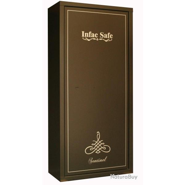 Armoire forte 11+3 armes longues - Lunettes/coffre int/�tag�re - Infac