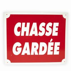 Chasse gard&eacute;e dim 25 x 30 cm alu