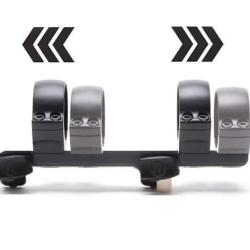 Montage Negele QuickLock syst&egrave;me Blaser &agrave; collier diam&egrave;tre 30 mm - BH 4 mm - Version longue + 20 mm