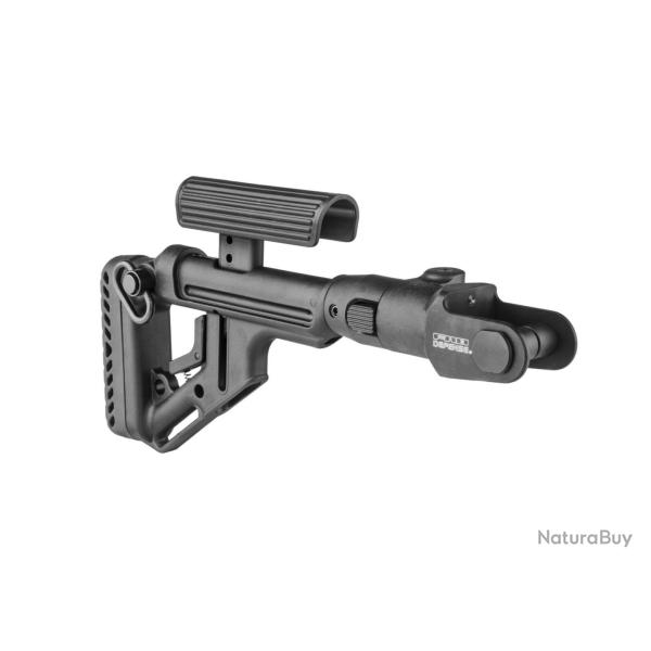 Crosse pliante avec joue pour akms - joint polym�re - Noir