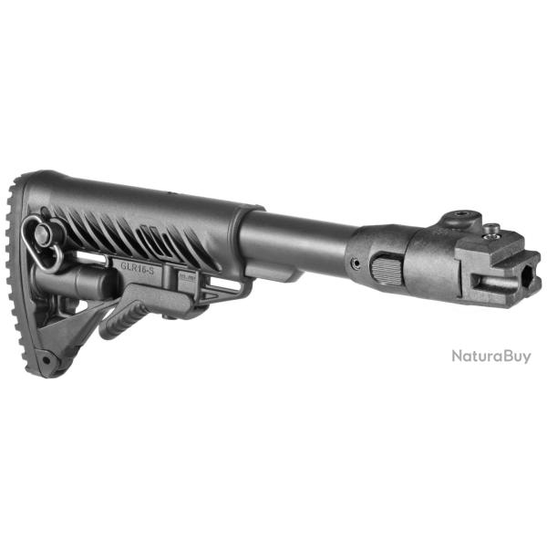 Crosse pliante type M4 pour akm 47 (joint polym�re) - Noir