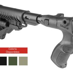 Crosse r&eacute;tractable et pliante type M4 Fab Defense agRF 870 fk sb pour Remington 870 - Noire