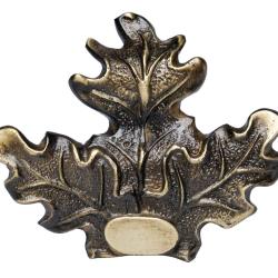 Feuille de ch&ecirc;ne GM m&eacute;tal (&agrave; visser)