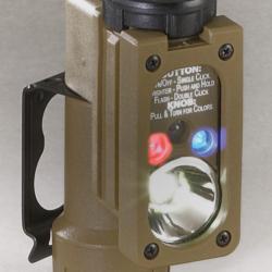 Sidewinder compact Beige LED Blanc-ir-Bleue-Rouge + clip de Casque