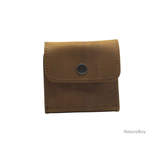Pochette � balles Gouret Januel pour 9 balles - cuir pleine fleur