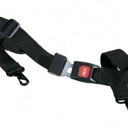 Corne plate fluo Januel de 25 cm avec Bretelle