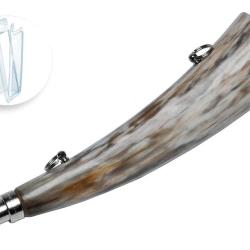 Corne d'appel en corne de 24 cm sous blister
