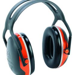 Casque peltor x4a - Noir/Orange fluo