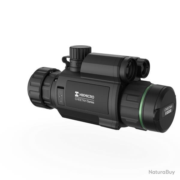 Clip-on � amplification de lumi�re HIKMICRO Cheetah avec t�l�m�tre laser