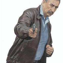 Cible gravolux PJ lieges n&deg;7 - 88,5x63,5 cm - papier - L'unite