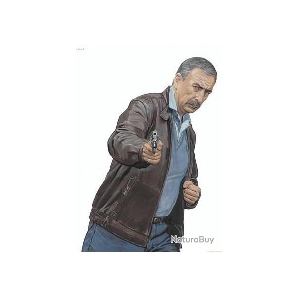 Cible gravolux PJ lieges n�7 - 88,5x63,5 cm - papier - L'unite