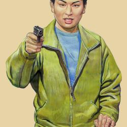 Cible pj liege n&deg;17 88,5x63,5 - papier - L'unit&eacute;