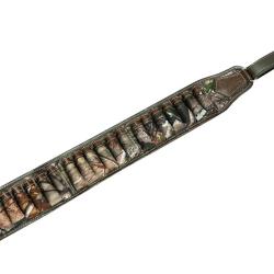 Cartouchi&egrave;re pour fusil calibre 12 - Camo feuillage