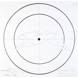 Lot de 100 Cibles d'essai Fusil 90x90