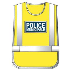 Chasuble Jaune haute visibilit&eacute; Police Municipale