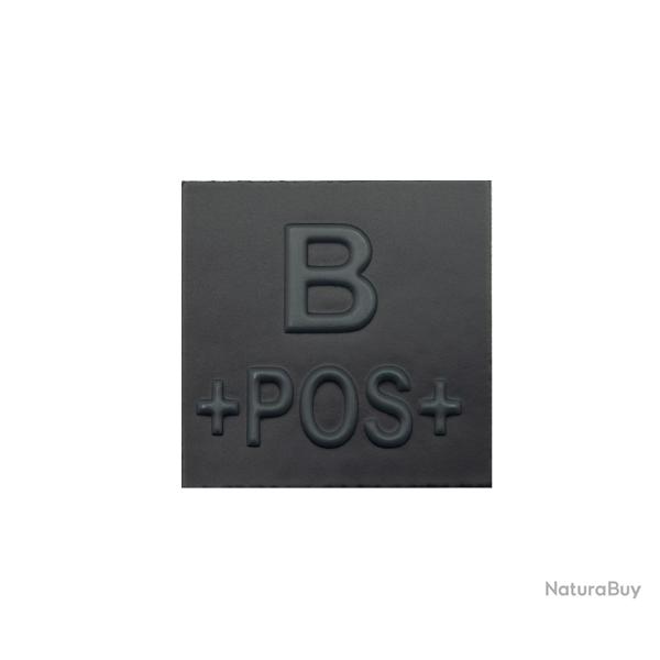 Grade velcro 5x5 basse visibilit� - groupe sanguin B+