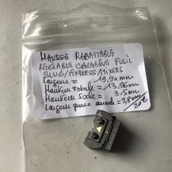VENDU PAR LE-CUIRASSIER HAUSSE R&Eacute;GLABLE RABATTABLE POUR FUSILS CARABINES SLUG/ESPRESS/MIXTES