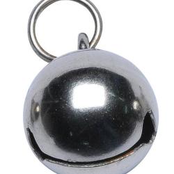 Grelot bijou nickel&eacute; diam&egrave;tre 15 mm Januel