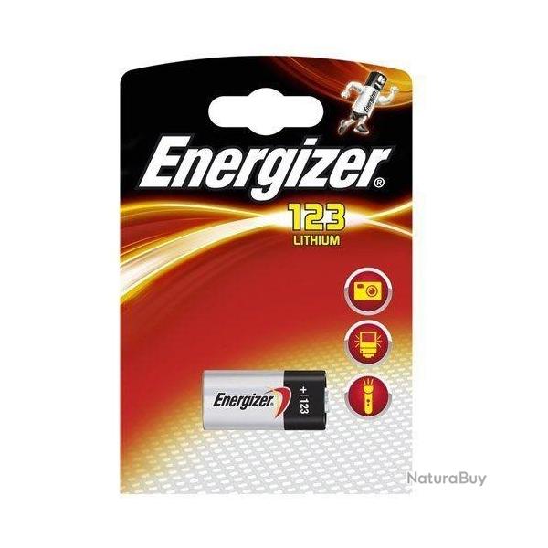 Pile energizer lithium cR123