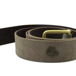 Ceinturon croute de cuir motif sanglier