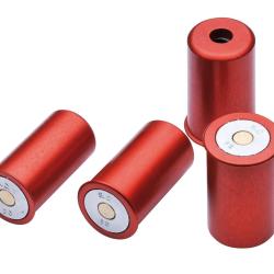 Cartouchi&egrave;re pour fusil en croute de cuir gras - Finition vieillie - 20 tubes - Calibre 12, 20, 28