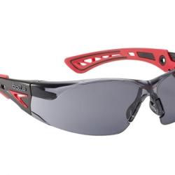 Lunettes Boll&eacute; Safety rush+ Oculaires fum&eacute;s platinum