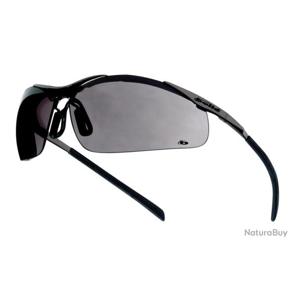 Lunettes Boll� safety contour metal - fum�e