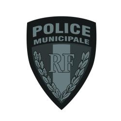 &Eacute;cusson PVC 3D Police Municipale basse visibilit&eacute;