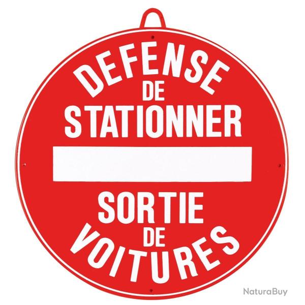 DFENSE DE STATIONNER DIAM 28 CM ROUGE